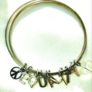 1 🆓 free with purchase LGBTQ charm bangles costume jewelry